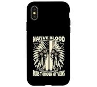 Native Blood Runs Through My Veins Custodia per iPhone X/XS