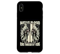 Native Blood Runs Through My Veins Custodia per iPhone XS Max