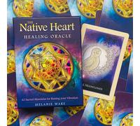 Native Heart Healing Mazzo di Carte Oracle 42 Con Guida Blue Angel