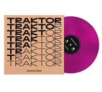 NATIVE INSTRUMENTS TRAKTOR CONTROL VINYL NEON PINK TRANSPARENT TIMECODE