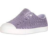 Native Kids Shoes Girl's Jefferson Bling Glitter (Toddler/Little Kid) Powder Bling/Shell White 8 Toddler