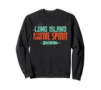 Native Long Island Spirit Tee Arrows Coastal Pride Donna Uomo Felpa