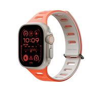 Native Union Active Band | Magnetic 42/44/45/49mm - Cinturino in Silicone Reversibile a Doppia Faccia - Lunghezza Regolabile - Anti-Sudore per lo Sport -Serie 1-9, SE, SE 2, Ultra, Ultra 2 (Oxyfire)