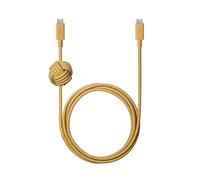 Native Union Anchor Cable 240W - 10ft Reinforced Braided USB-C to USB-C Power Delivery 3.1 Charging Cable with Weighted Knot - For iPhone 16, 16 Pro Max, MacBook Pro 14"/16" M2, Air 15" M2 (Kraft)