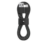 Native Union BELT Cavo - Cavo di Caricamento Ultra-Resistente Rinforzato da 1.2 Metres (Certificato MFi) Lightning a USB con Cinghia in Pelle (Cosmos)
