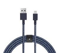 Native Union BELT Cavo XL da USB-A a Lightning - Cavo Rinforzato Ultra Resistente da 3 Metri [Certificato MFi] compatible con iPhone/iPad (Indaco)