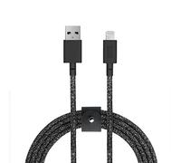 Native Union BELT XL Cavo - Cavo di Caricamento Ultra-Resistente Rinforzato da 3 Metres (Certificato MFi) Lightning a USB con Cinghia in Pelle (Cosmos)