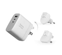 Native Union Caricatore Veloce GaN PD67W - Caricatore USB-C & USB-A Ultra-Compatto - Fino a 67W - MacBook, iPad, iPhone, Pixel, Galaxy e Altro (Bianco)