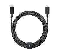 Native Union Cavo Belt Tipo C PRO USB-C a USB-C 2,4m Cavo di Ricarica Ultra-Rinforzato per iPhone 15, 15 Pro Max, MacBook Pro 14"/16" M2, Air 15" M2, iPad Pro (Cosmos)