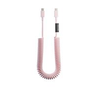 Native Union, Cavo USB-C a USB-C 60W Spiralato 2.4m Serie POP Ricarica Rapida
