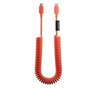 Native Union, Cavo USB-C a USB-C 60W Spiralato 2.4m Serie POP Ricarica Rapida