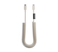 Native Union, Cavo USB-C a USB-C 60W Spiralato 2.4m Serie POP Ricarica Rapida