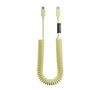 Native Union, Cavo USB-C a USB-C 60W Spiralato 2.4m Serie POP Ricarica Rapida