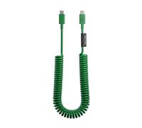 Native Union, Cavo USB-C a USB-C 60W Spiralato 2.4m Serie POP Ricarica Rapida