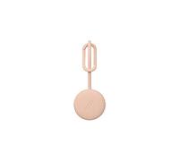Native Union Curve AirTag Loop - Custodia in Silicone Morbido - Protezione Antigraffio per i Tracker AirTag di Apple - Lungo Laccio ad Anello per Agganciarlo a Chiavi, Borse (Peach)