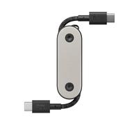 Native Union Pocket Cable 60W - Cavo di Ricarica Portatile Rinforzato Intrecciato USB-C verso USB-C - Compatibile con iPhone Air, 17, 17 Pro, 17 Pro Max, iPad Pro/Air, S25, Flip/Fold (Sabbia Pietra)