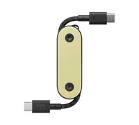 Native Union Pocket Cable 60W - Cavo di Ricarica Portatile Rinforzato Intrecciato USB-C verso USB-C - Compatibile con iPhone Air, 17, 17 Pro, 17 Pro Max, iPad Pro/Air, S25, Flip/Fold (Limone)