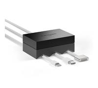 Native Union Weighter - Peso/Supporto per Cavi Accessorio da Scrivania o Comodino - Organizzatore Antiscivolo - Design in Metallo e Silicone - Per Tutti i Cavi inclusi USB-C & Lightning (Nero)