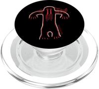 Nativi americani Bigfoot Sasquatch Petrogliph Cave Art PopSockets PopGrip per MagSafe