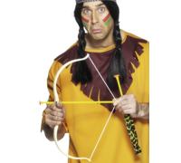 Nativi Americani Costume Indiano Arco E Freccia Set Wild West Kit da Smiffys