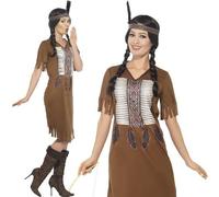 Nativi Americani Ispirato Principessa Guerriera Costume Indiano Da Smiffys