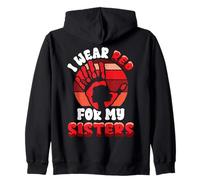 Nativi Americani Stop MMIW Indossare Il Rosso Sorelle rubate Felpa con Cappuccio