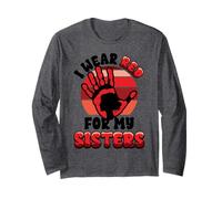 Nativi Americani Stop MMIW Indossare Il Rosso Sorelle rubate Maglia a Manica