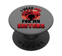 Nativi americani Stop MMIW Indossare il rosso Sorelle rubate PopSockets PopGrip Adesivo