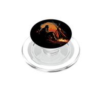Nativi americani Tipi Camp Indiano Tribù Indigena Uomini PopSockets PopGrip per MagSafe