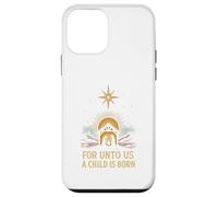 Natività bambino è nato retrò uomo cristiano Natale Custodia per iPhone 12 mini