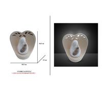 NATIVITA' CUORE CON LUCE GIARDINI DI MARZO