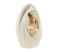 Natività della Sacra Famiglia - Statuetta in resina 10x6x6 cm, rappresentazione dettagliata della fede, posizionamento versatile | per la decorazione religiosa di Natale, decorazione per la c