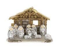 Natività Presepe Bagutta Rounded Paesaggio Palestinese 16x22cm 8 pezzi