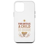 Natività Un Bambino è Nato Vintage Donna Cristiana Gesù Custodia per iPhone 12 mini
