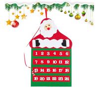 Nativity Fabric - Nativity Stable Scene Posters | Christmas Crafts | Felt 2024 Fabric Calendar With 24 Pocket For Christmas Decor