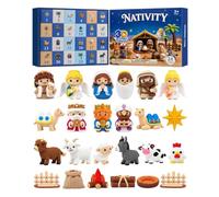 Nativity Scene Christmas Nativity Advent | 3D Printed Set