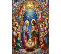 Nativity Scene in Italian Baroque Style Journal: Inspired by Traditional Italian Folk Art Where Holiday Spirit Meet Sacred Beauty