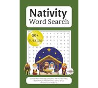 Nativity Word Search Puzzle Book: Word Searches with Easy to Read Print about Jesus, Christmas, Christian Faith and More 6x9 Inches, 110 Pages 50+ ... Gifts for Vacations, Holidays, and Free Times