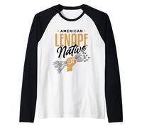 NATIVO LENAPE AMERICANO - Pugno di Frecce - Cultura indiana Maglia con Maniche Raglan