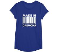 Nato a Cremona Maglietta, Ragazze, Blu Reale, XS