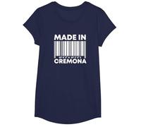 Nato a Cremona Maglietta, Ragazze, Navy, XS