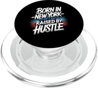 Nato a New York New York Hustle Motivazione Big City NYC PopSockets PopGrip per MagSafe
