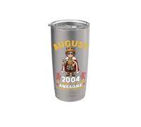 Nato agosto 2005 Compleanno 21 Anni di Essere Awesome Legend Bicchiere termico in acciaio inox doppia parete
