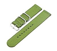 Nato Bracciale in nylon Cinturino Nero Fibbia 18mm/20mm/22mm/24mm Guarda Accessori cinturino, 18mm