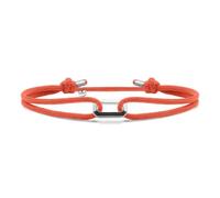 Nato Cuff - Bracciale Paracord 2mm - Gancio Loop Argento 925 - Fatto a mano in Francia - Gioiello Uomo o Donna regolabile