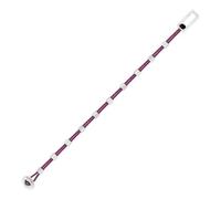 Nato Cuff - Bracciale Square Dot Paracord e argento 925 - Gioiello da uomo regolabile Made in France (Bordeaux)