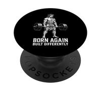 Nato di nuovo costruito diversamente cristiano allenamento Deadlifter PopSockets PopGrip Adesivo