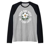 Nato e Cresciuto nello Yorkshire, Contea di White Rose Maglia con Maniche Raglan