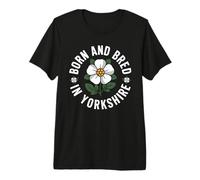 Nato e Cresciuto nello Yorkshire, Contea di White Rose Maglietta Premium