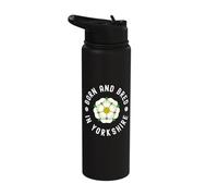 Nato e cresciuto nello Yorkshire, The White Rose County Stainless Steel Insulated Water Bottle